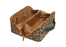 Load image into Gallery viewer, Alice Wheeler Train Case - Dark Leopard