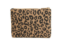 Load image into Gallery viewer, Alice Wheeler Dark Leopard Print Pouch