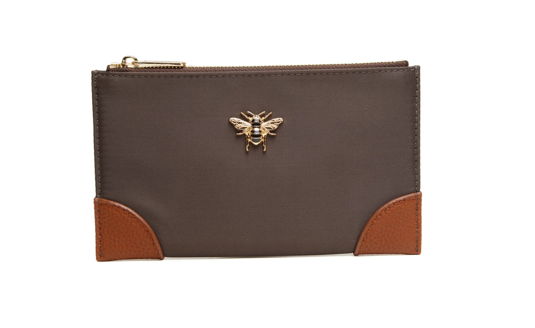 Alice Wheeler Brompton Purse - Chocolate