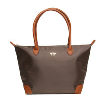 Load image into Gallery viewer, Alice Wheeler Shoreditch Tote Bag - Chocolate