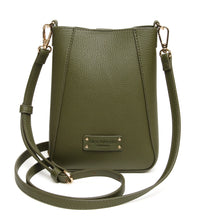 Load image into Gallery viewer, Alice Wheeler Kensington Phone Crossbody Bag - Olive