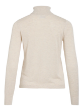 Load image into Gallery viewer, Vila Claudie Roll Neck Jumper - Light Natural Melange