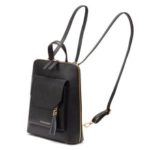 Load image into Gallery viewer, Elie Beaumont Verso Backpack/Crossbody - Black