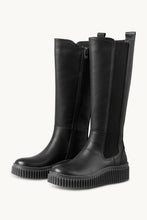 Load image into Gallery viewer, Ilse Jacobsen  Tall Boots with Elastic - Black