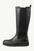 Load image into Gallery viewer, Ilse Jacob Long Leather Boot - Black