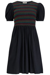 Sugarhill Brighton - Antoinette Shirred Dress - Black