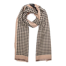 Load image into Gallery viewer, Elie Beaumont - Black Dogtooth Scarf