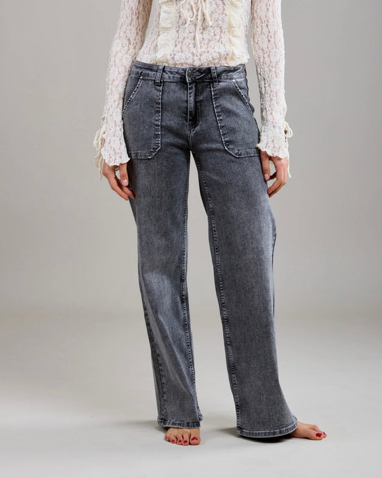 Toxik 3 Paris - Nathan Large Pocket Jeans - Light Grey