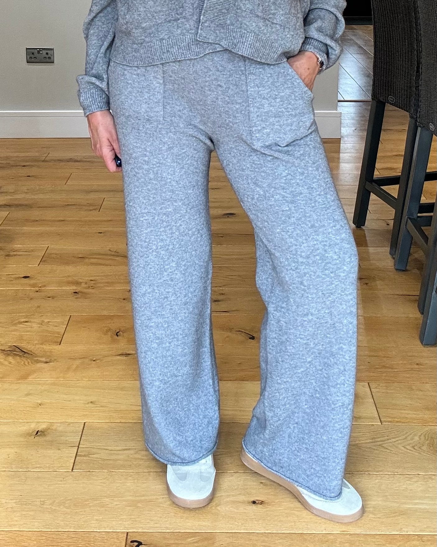 Supersoft Jessie Knitted Trousers - Grey