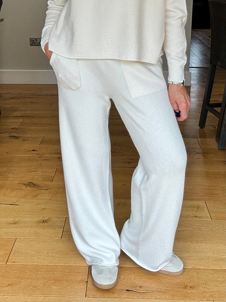 Supersoft Jessie Knitted Trousers - Ecru