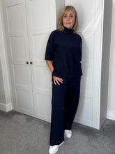 Load image into Gallery viewer, Supersoft Jessie Knitted Trousers - Navy