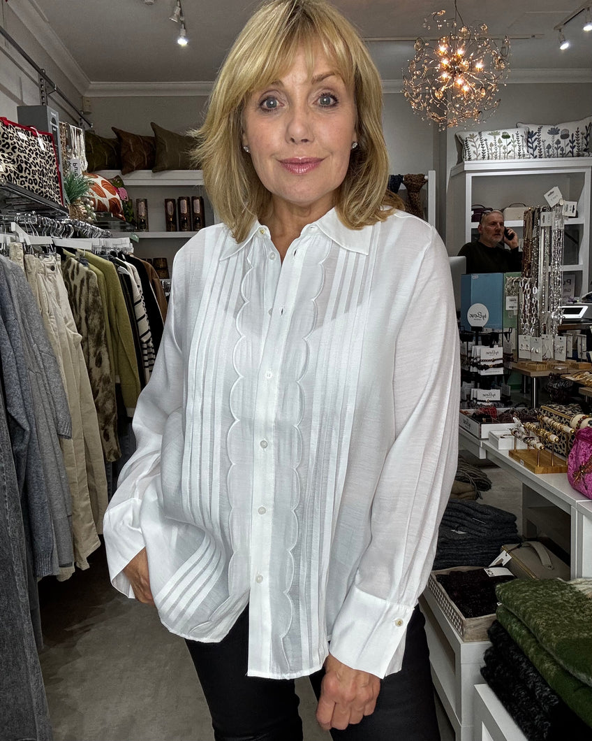Yest Deborah Blouse - Soft White