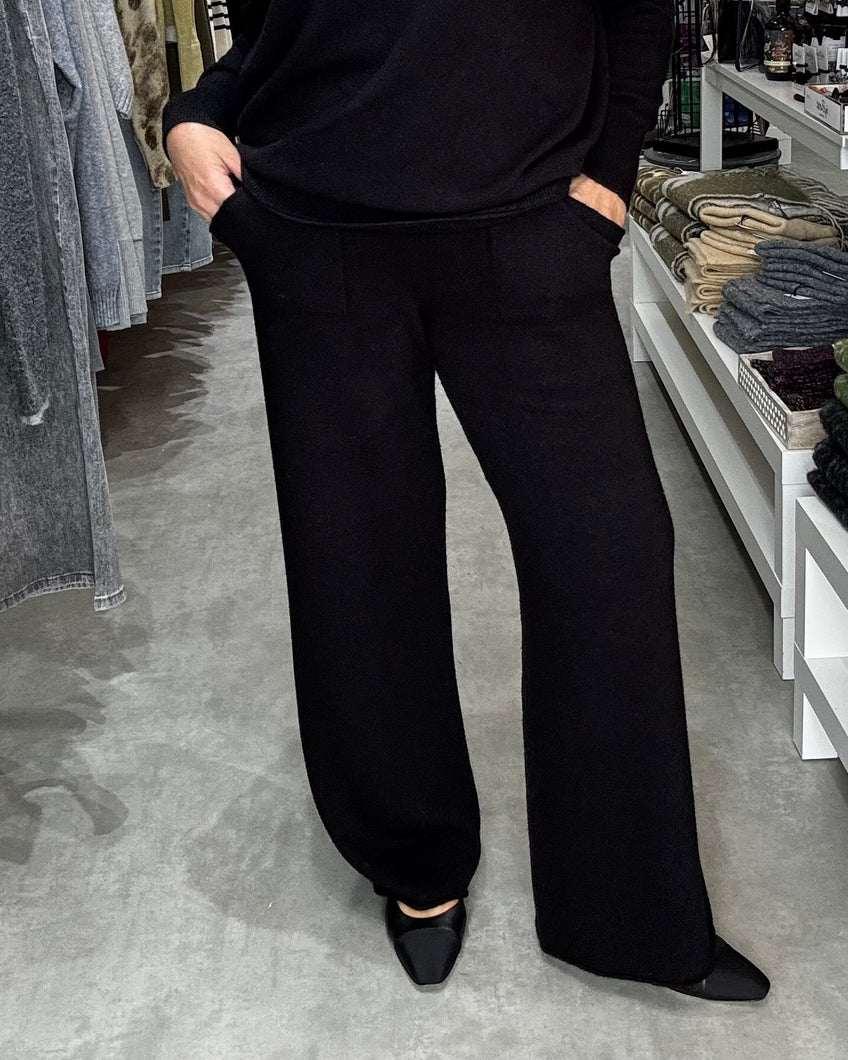 Supersoft Jessie Knitted Trousers - Black