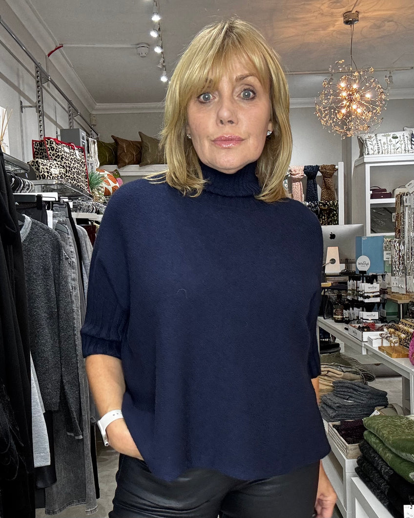Alma Supersoft Sweater - Navy