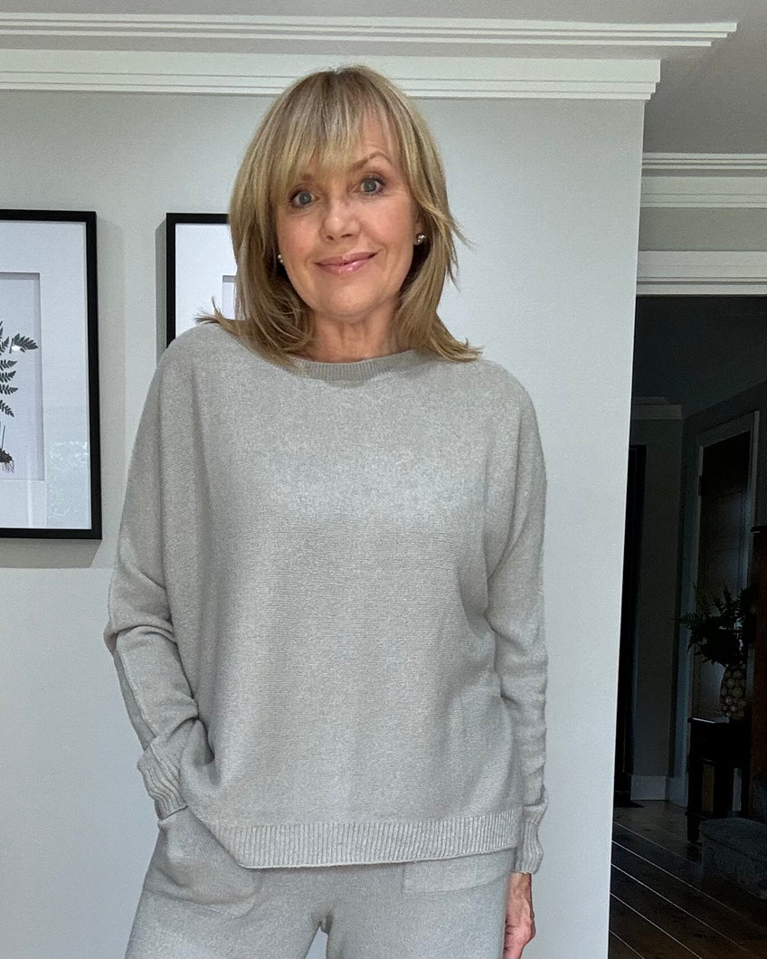 Supersoft  Abbie Wide Neck  Neck Jumper - Truffle