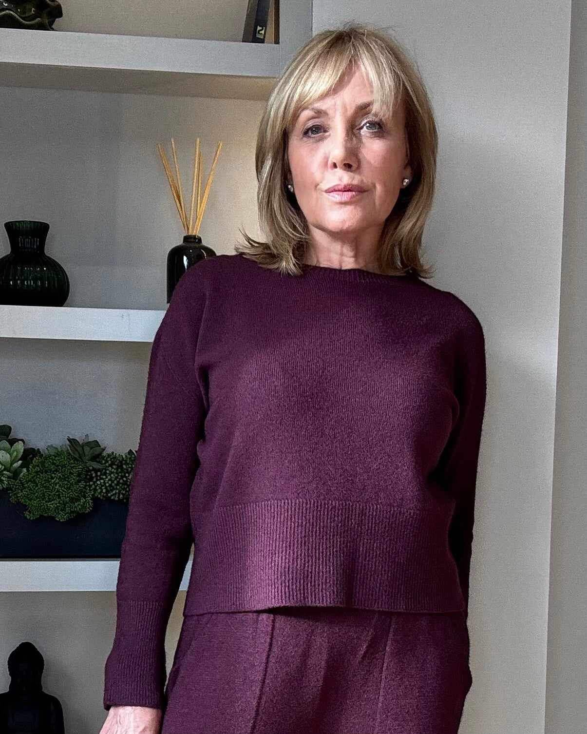 Nova Supersoft Jumper - Aubergine