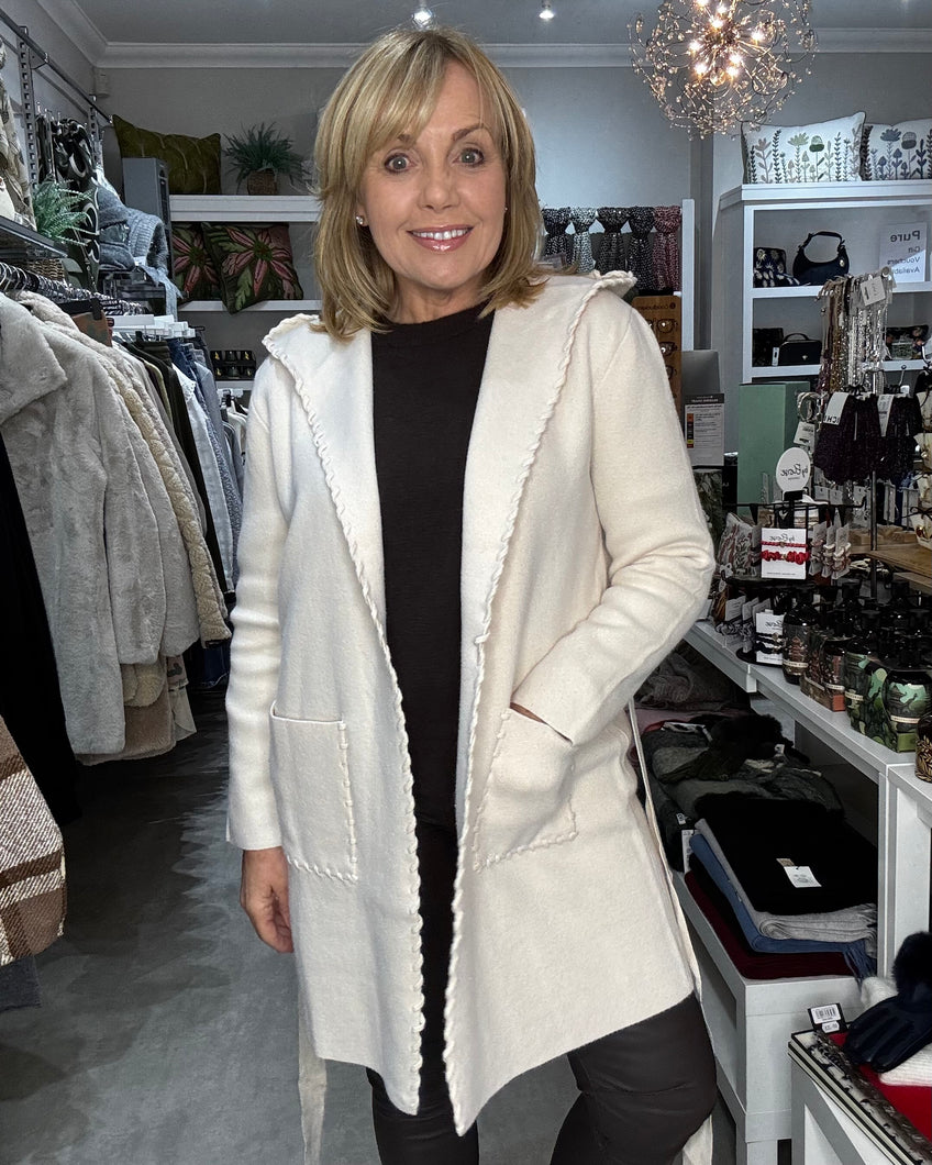 Hooded Jacket - Cream