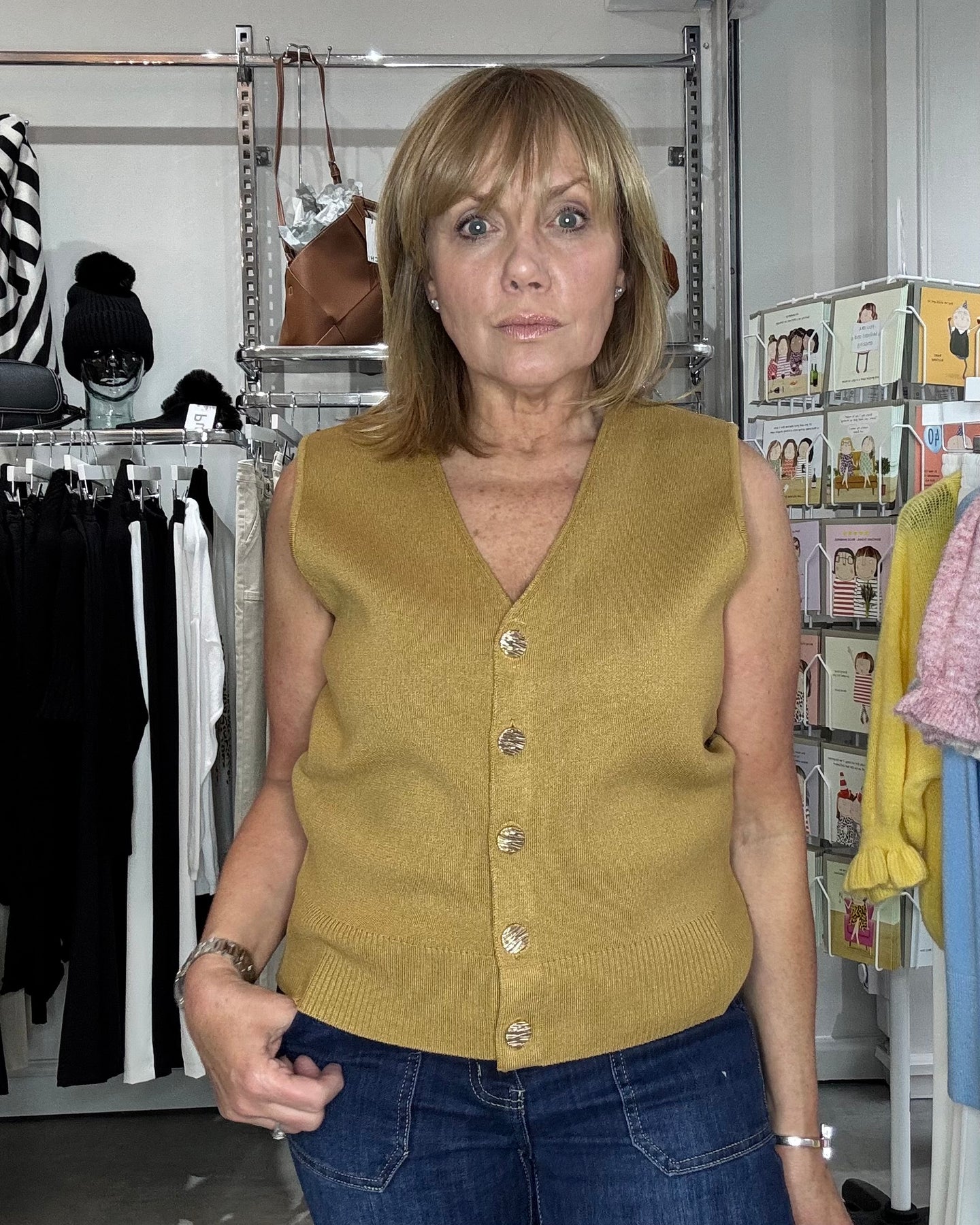 Vila Knitted Waistcoat