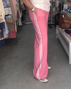Laura Side Tape Trouser - Bubblegum