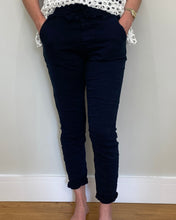 Load image into Gallery viewer, Melly &amp; Co Stretch Jean Jogger - Navy