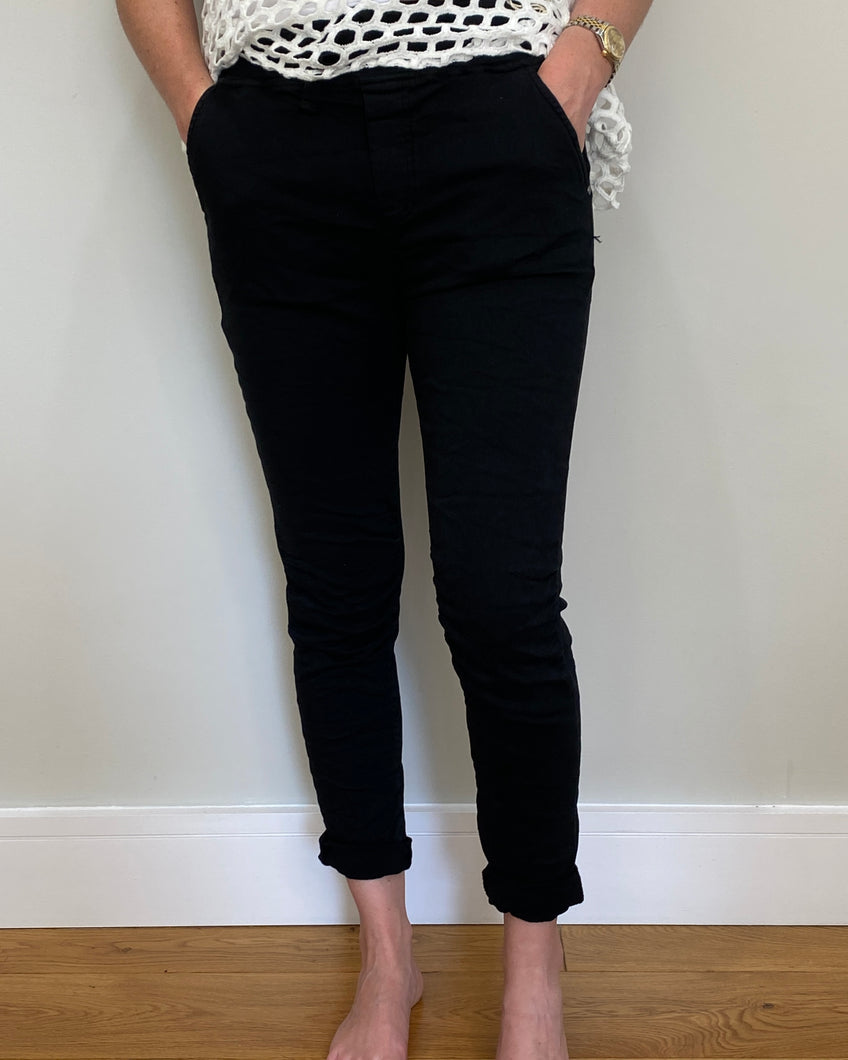 Melly & Co Stretch Jean Jogger - Black