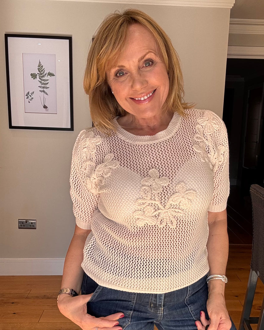 Crochet Jumper - Cream