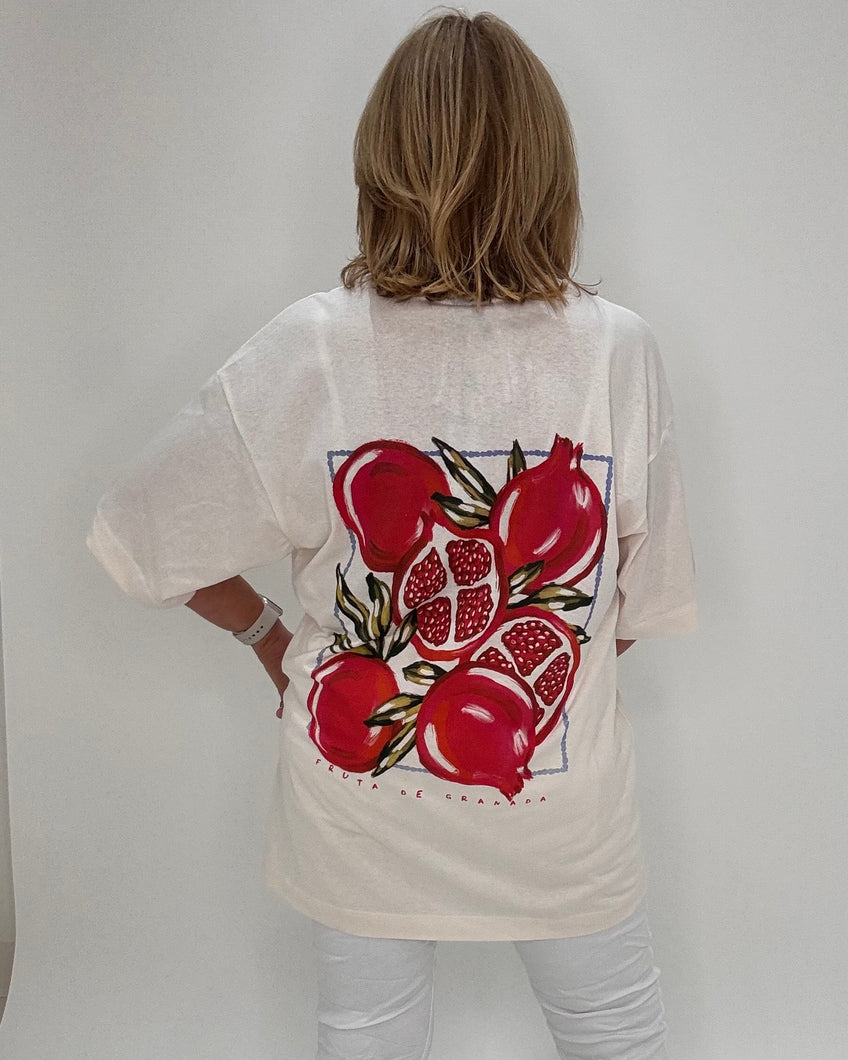Oversize Tee - Fruta de Granada