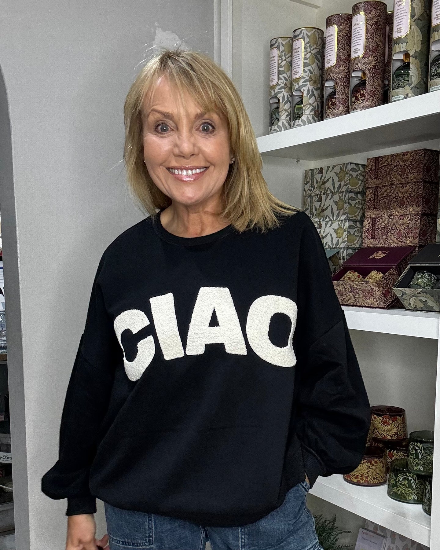 Ciao Oversize Sweatshirt - Black