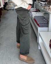 Load image into Gallery viewer, 3D Denim Cargo Carrot Jean - Olive