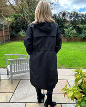 Load image into Gallery viewer, Malissa J  Long Hooded Parker Style Coat - Black