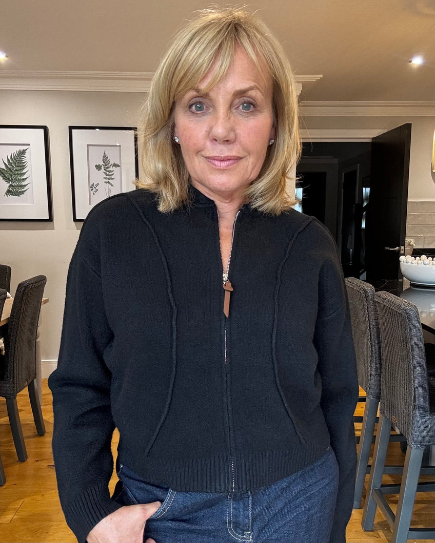 Olivia Knitted Cardigan - Black