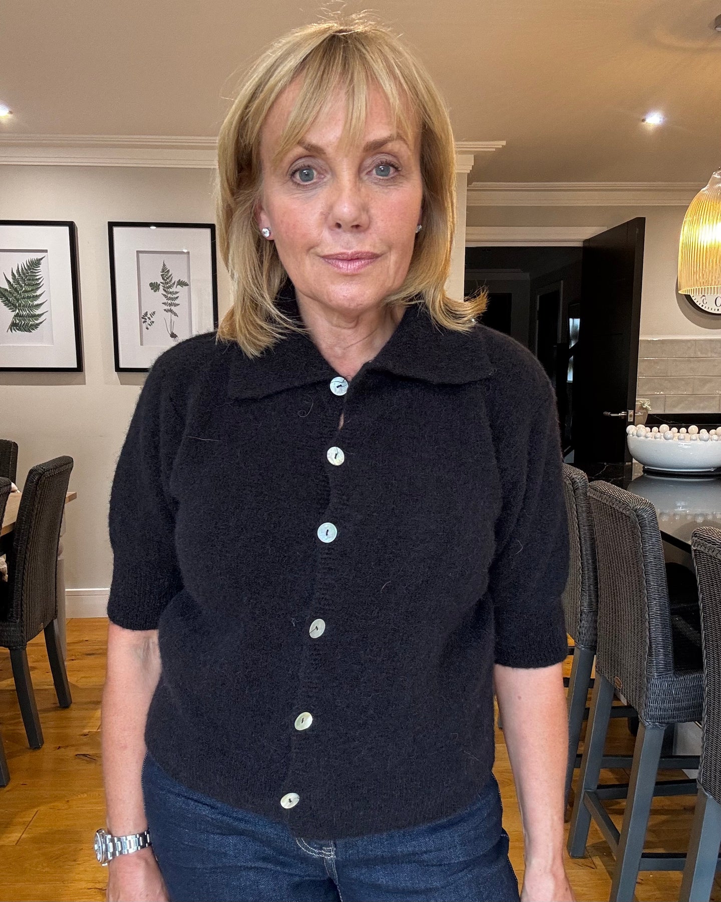 Megan  Cardigan - Black