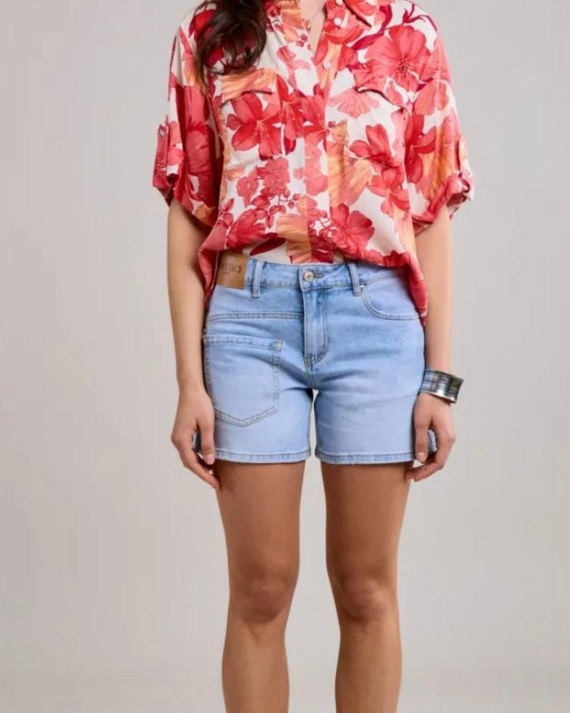 Toxik 3 Denim Front Pocket Shorts