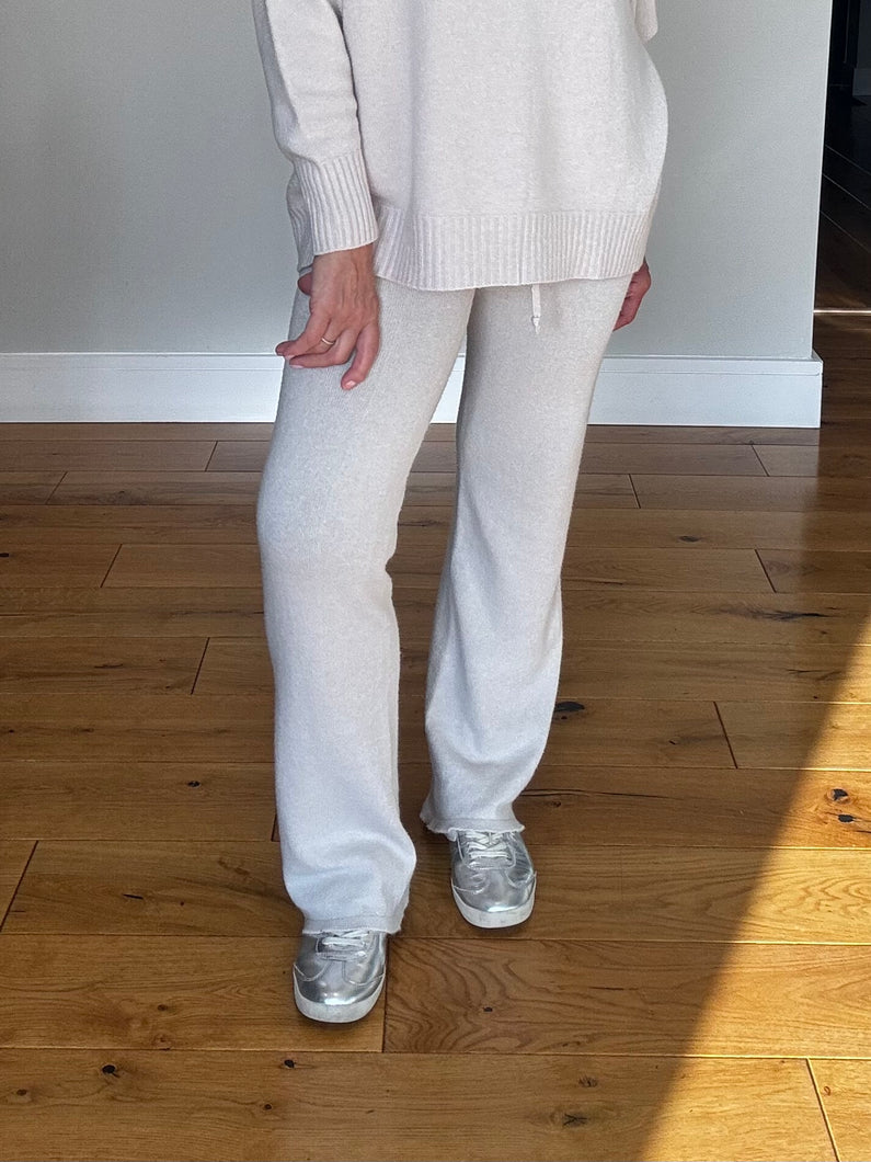 Eva Supersoft Knitted Pant  - Stone