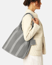 Load image into Gallery viewer, Ilse Jacobsen Knitted Bag - Milk Cream/Black