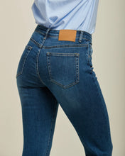 Load image into Gallery viewer, Toxik 3 Cropped Boyfriend Jean - Blue