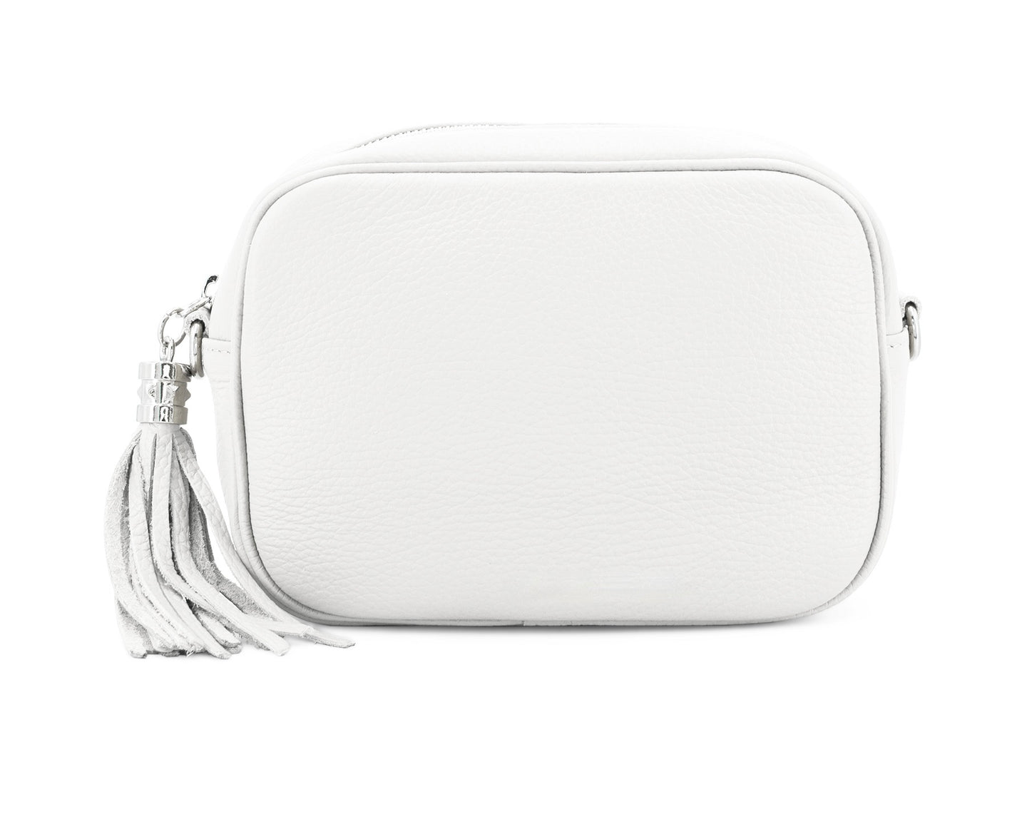 Leather Camera Bag - White