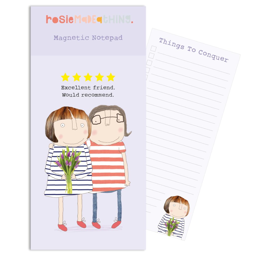 Rosie Made A Thing - Five Star Friend Magnetic Notepad