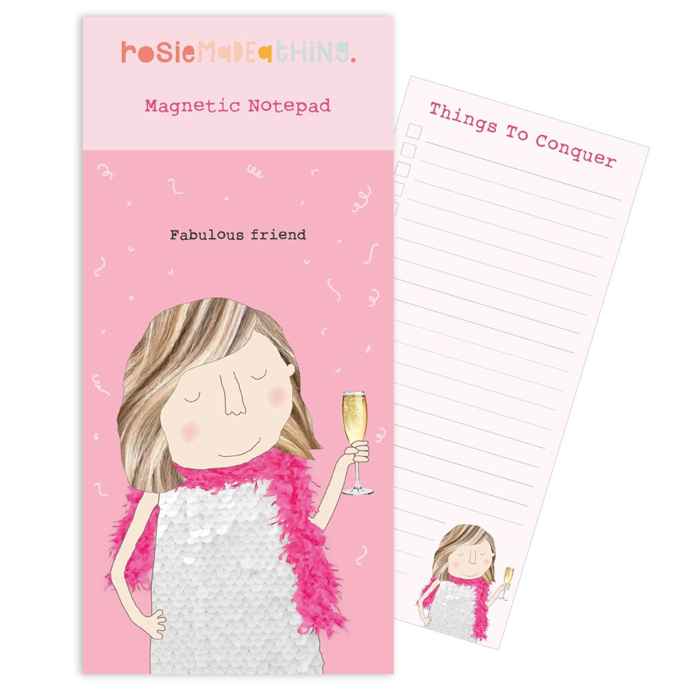 Rosie Made A Thing - Fabulous Friend Magnetic Notepad