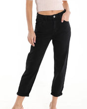 Load image into Gallery viewer, 3D Denim Carrot Jean - Black