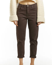 Load image into Gallery viewer, 3D Denim Carrot Jean - Chocolate