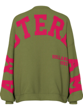 Load image into Gallery viewer, Amsterdam Oversize Sweatshirt - Green/Pink