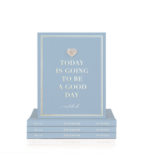 Hearts Designs Mini Note Book - Today Is Going To Be A Good Day