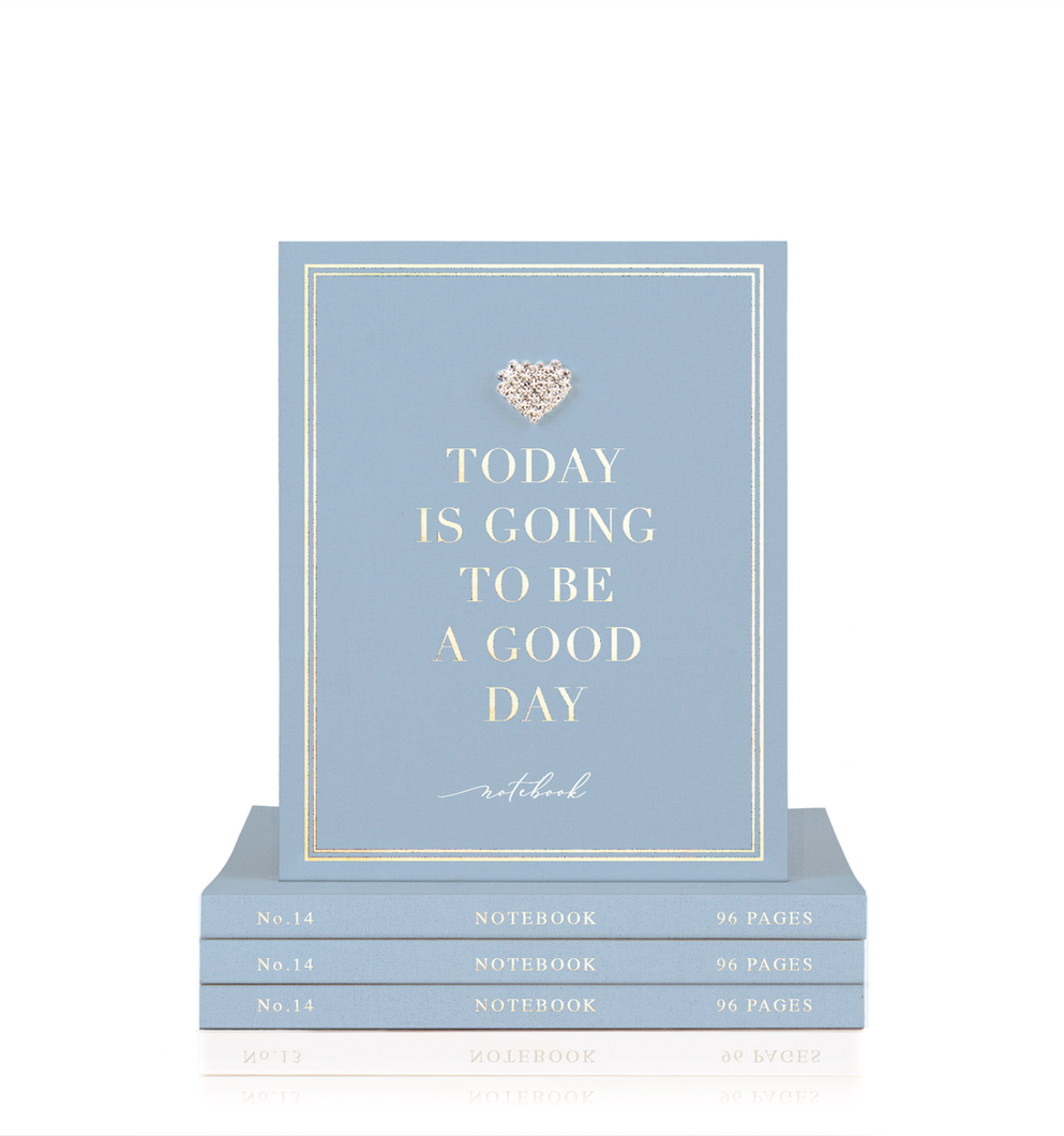 Hearts Designs Mini Note Book - Today Is Going To Be A Good Day