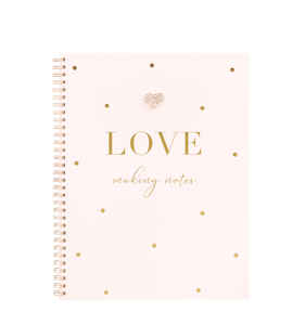 Hearts Designs A4 Notebook - Love Making Notes