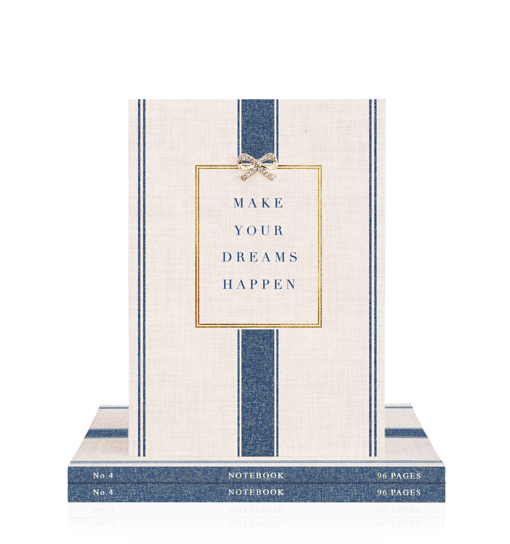 Hearts Designs Make your Dreams Happen Notebook