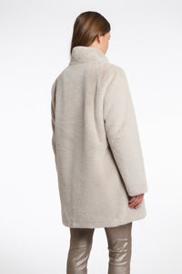 Rino & Pelle Nonna Faux Fur Coat - Birch