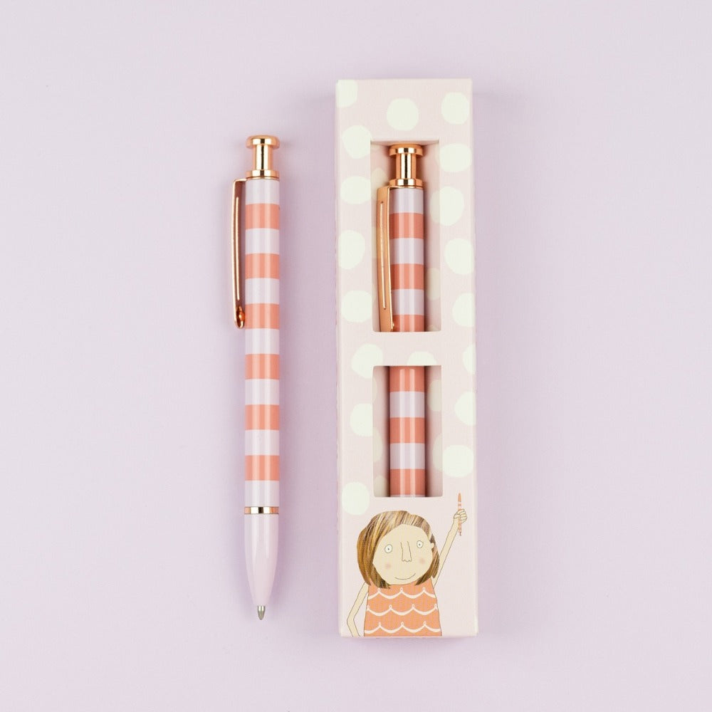 Rosie Made A Thing Stripey Pen