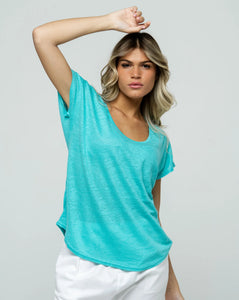 Be Fun Paris Atlanta Top - Turquoise