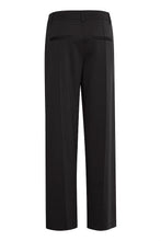 Load image into Gallery viewer, ICHI Kate Wide Leg Trousers - Black